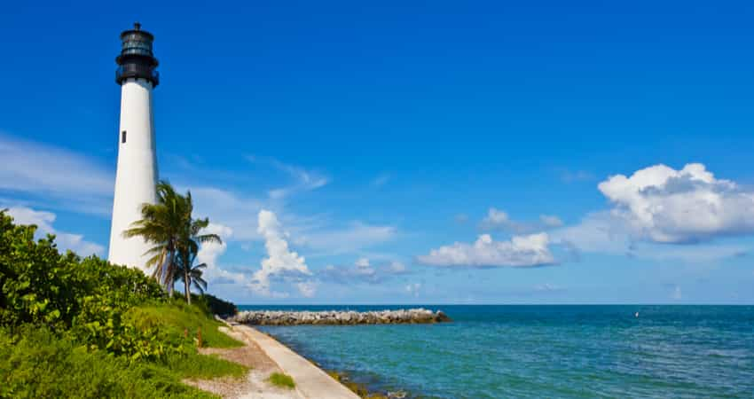 The Cape Florida Lighthouse at Bill Baggs State Park